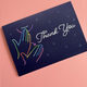 Thank you Card - Rainbow