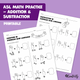 ASL Math Practice – Addition & Subtraction (Digital Download)