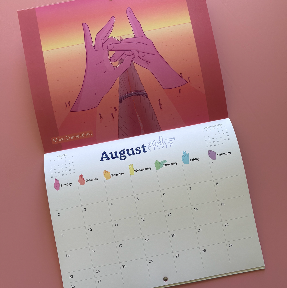 2026–2027 Academic Wall Calendar – 58 Creativity
