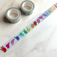 Fingerspelling washi tape