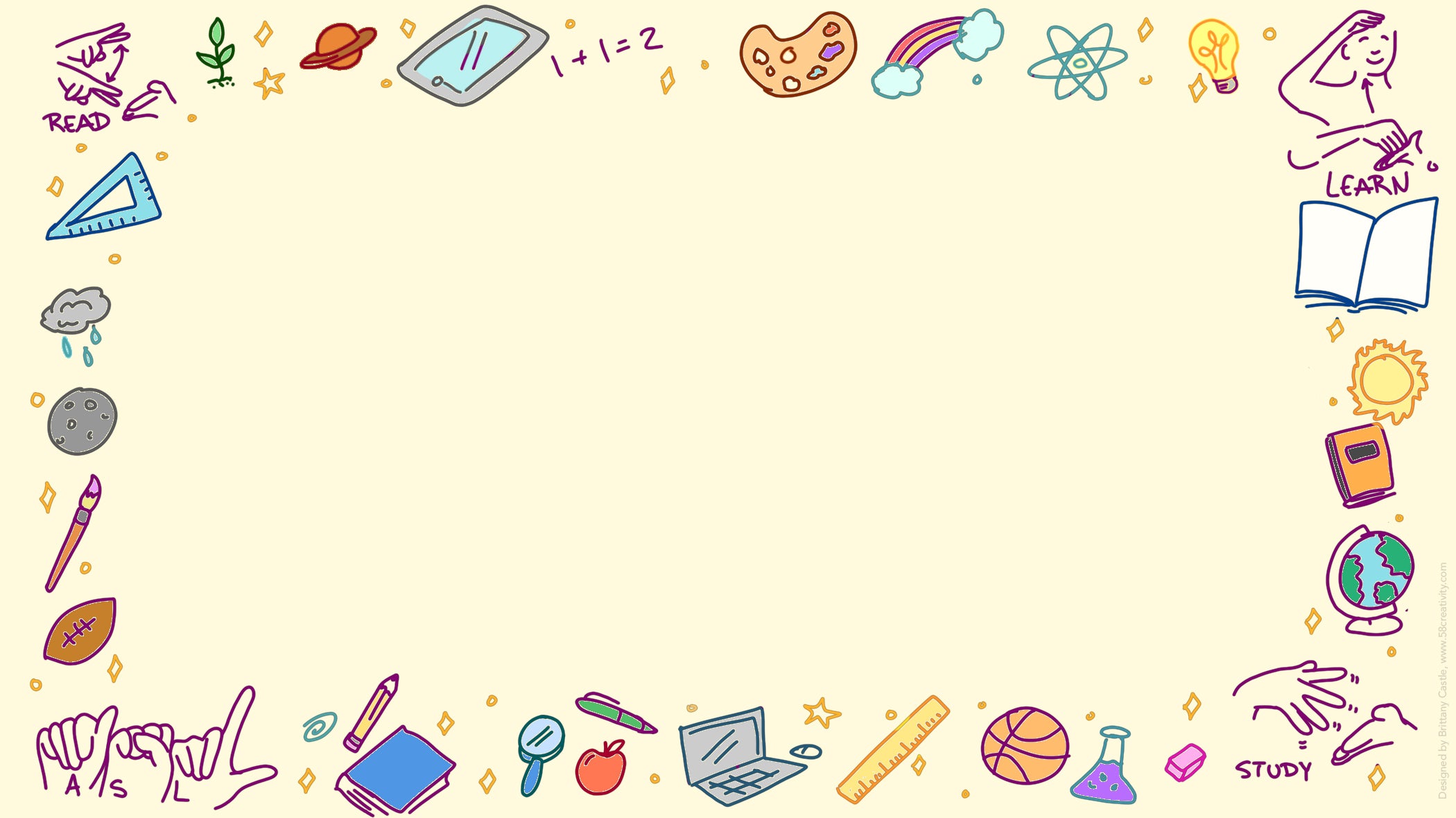 Cute Teacher Backgrounds For Powerpoint