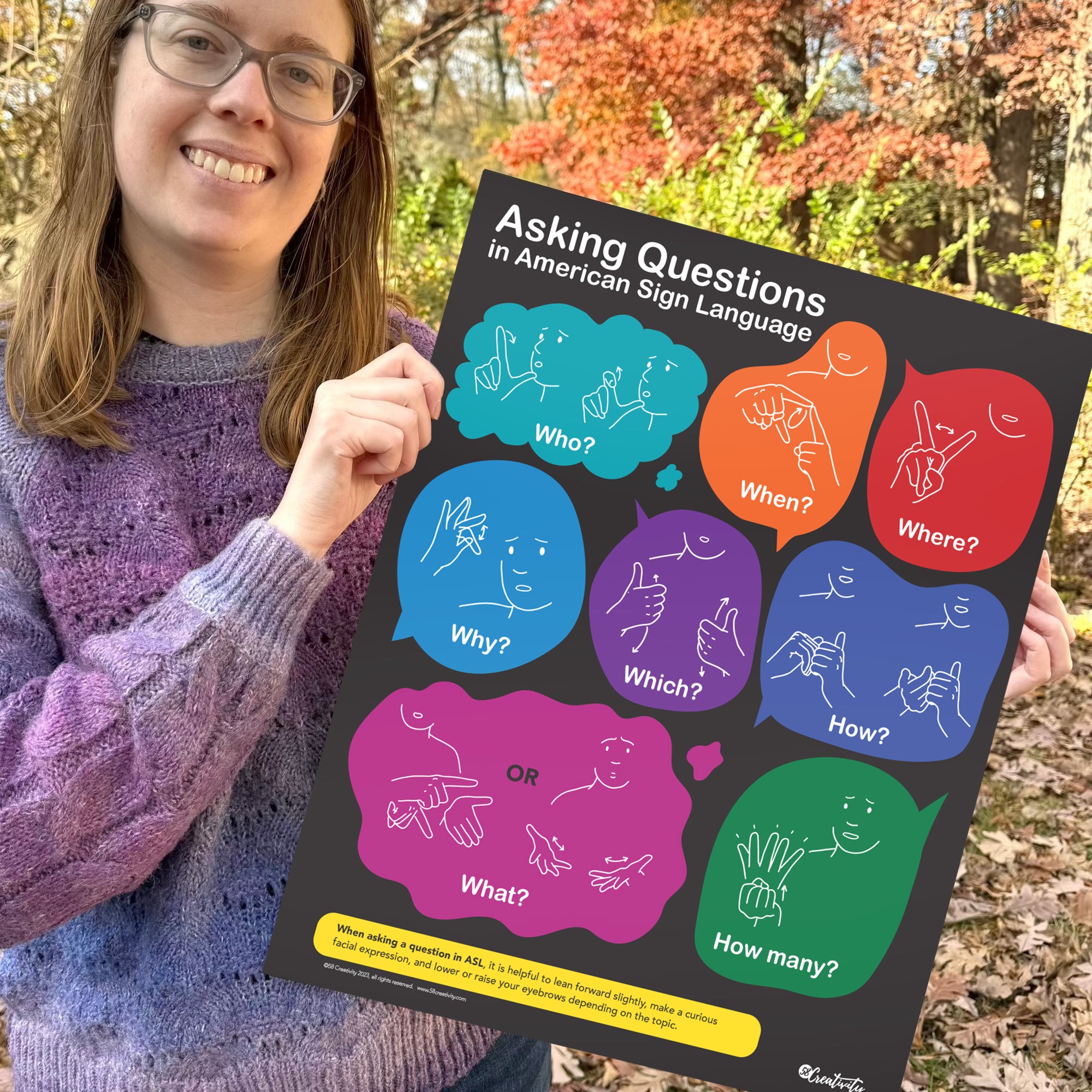 Asking Question in ASL Poster