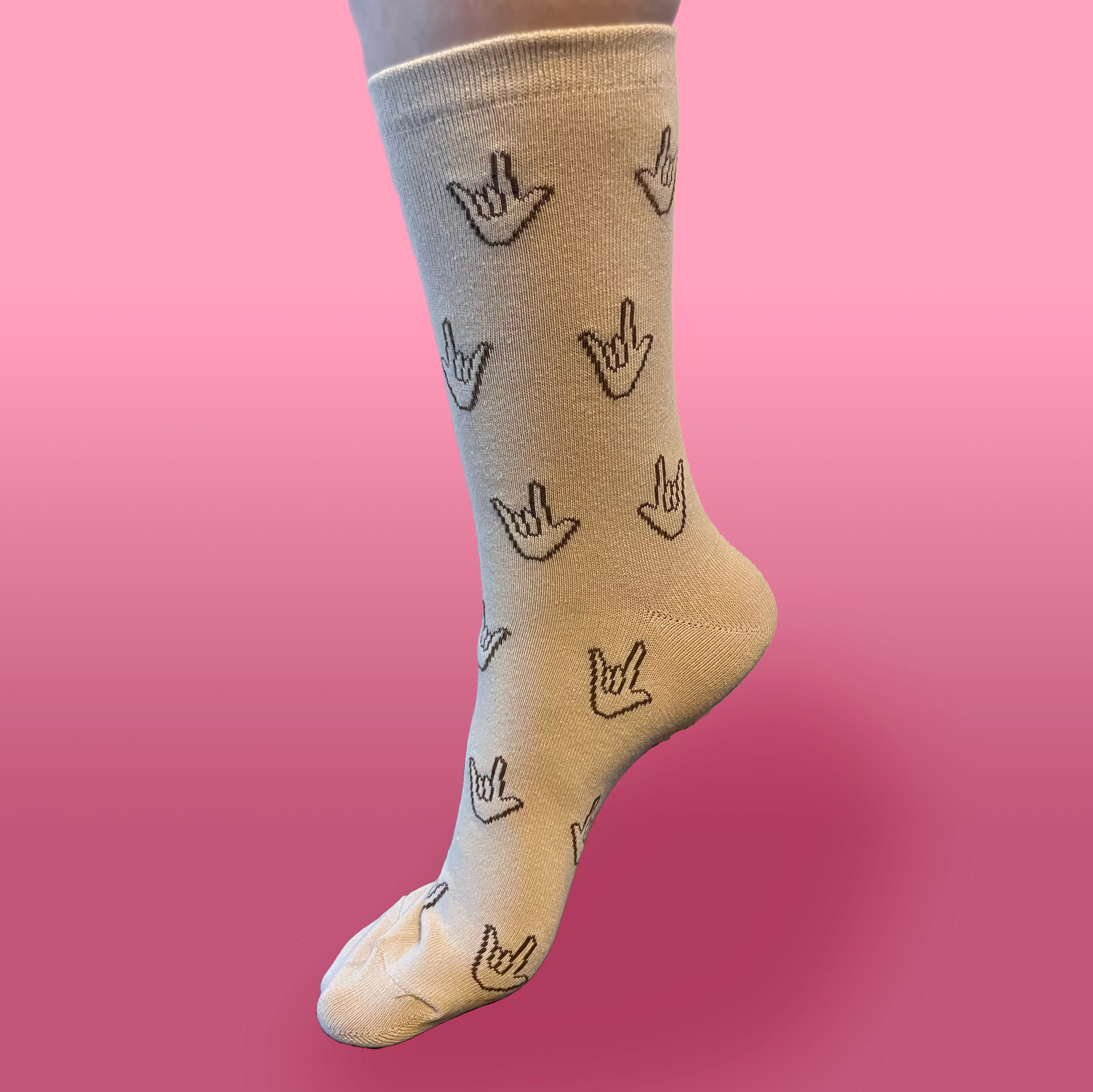 Pixel ILY socks
