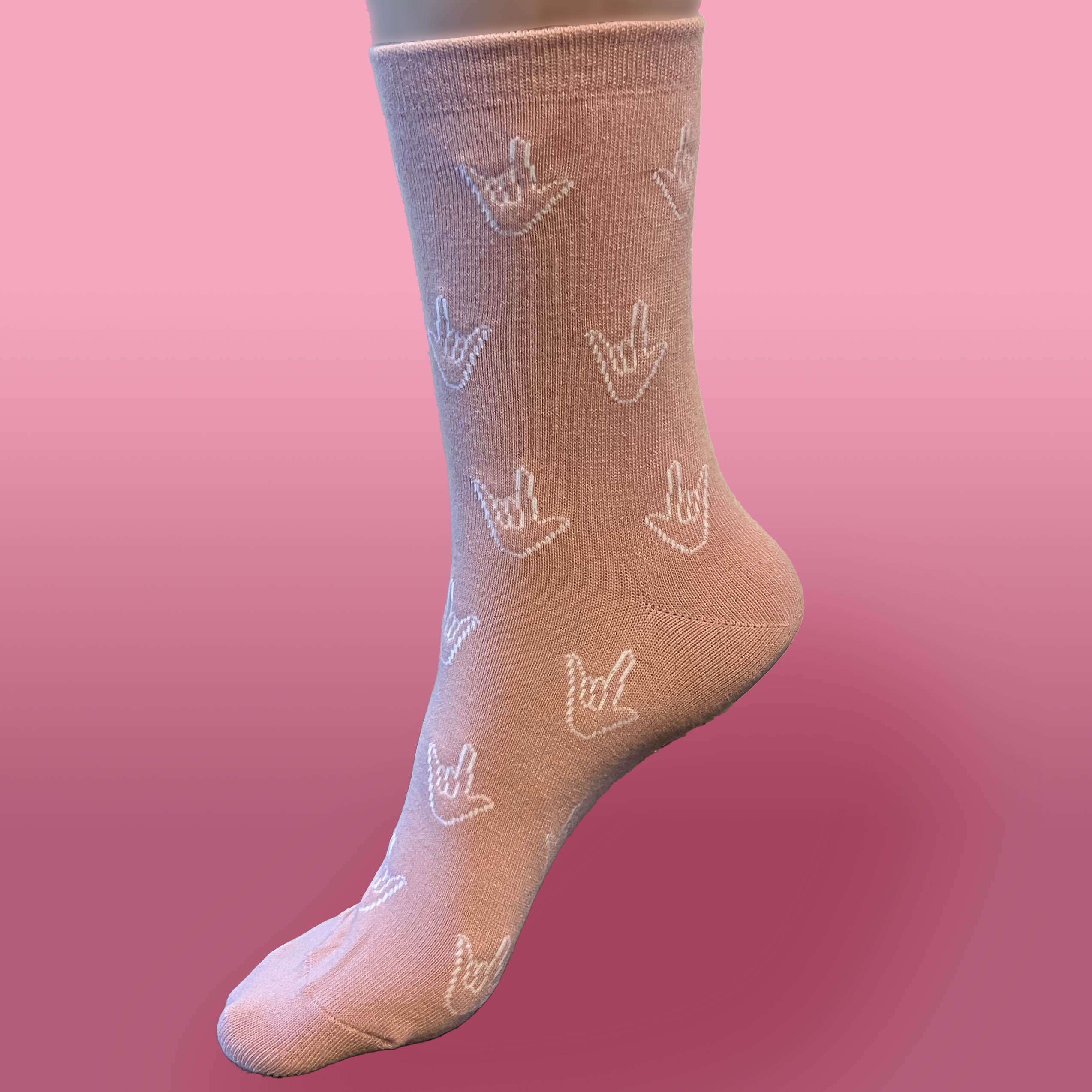 Pixel ILY socks