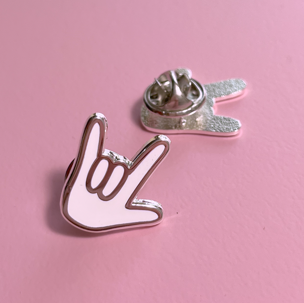 ILY Enamel Pin