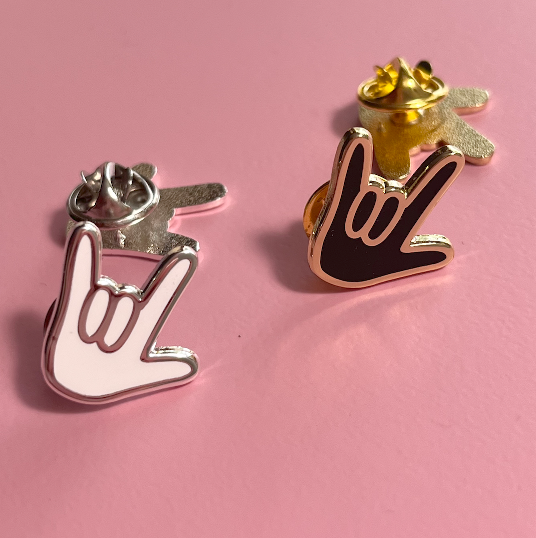 ILY Enamel Pin