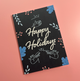 Happy Holidays Card: Winter Leaves
