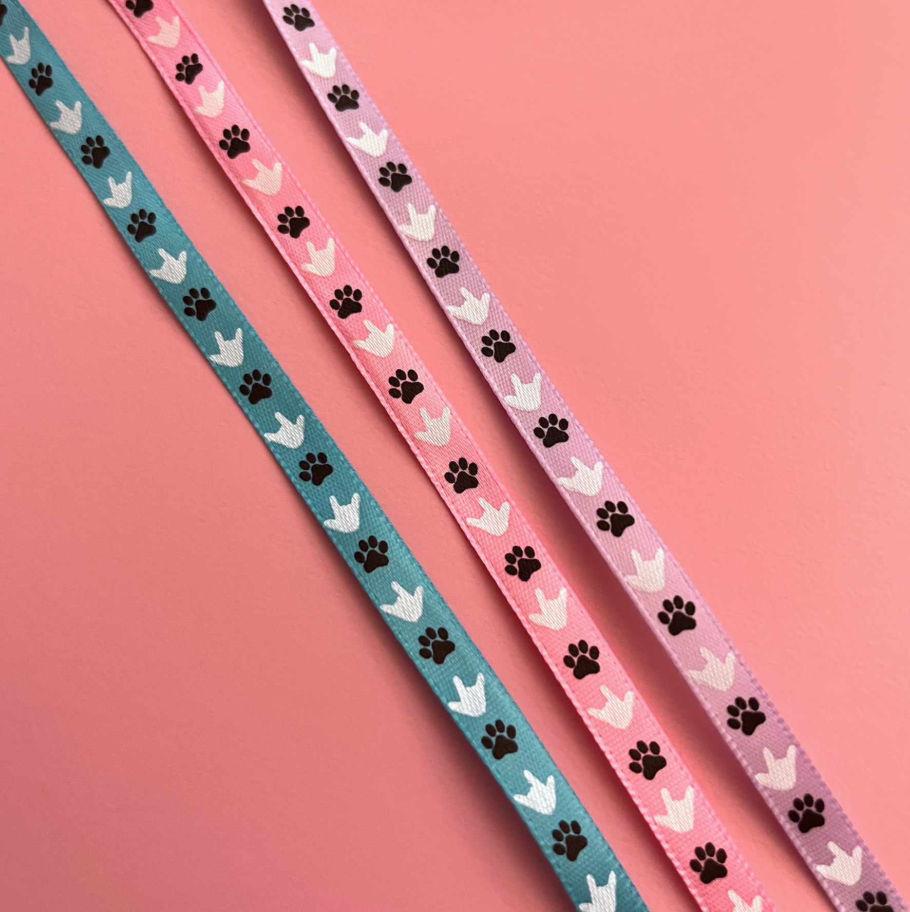 Pet Paw with ILY Ribbons