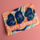 Groovy Happy Birthday Card