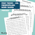 ASL Fingerspelling Word Search – Four Themes (Downloadable)