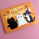 Happy Birthday Card: Purple