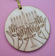 Hanukkah Wood Ornament