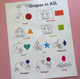 Shapes in ASL Poster