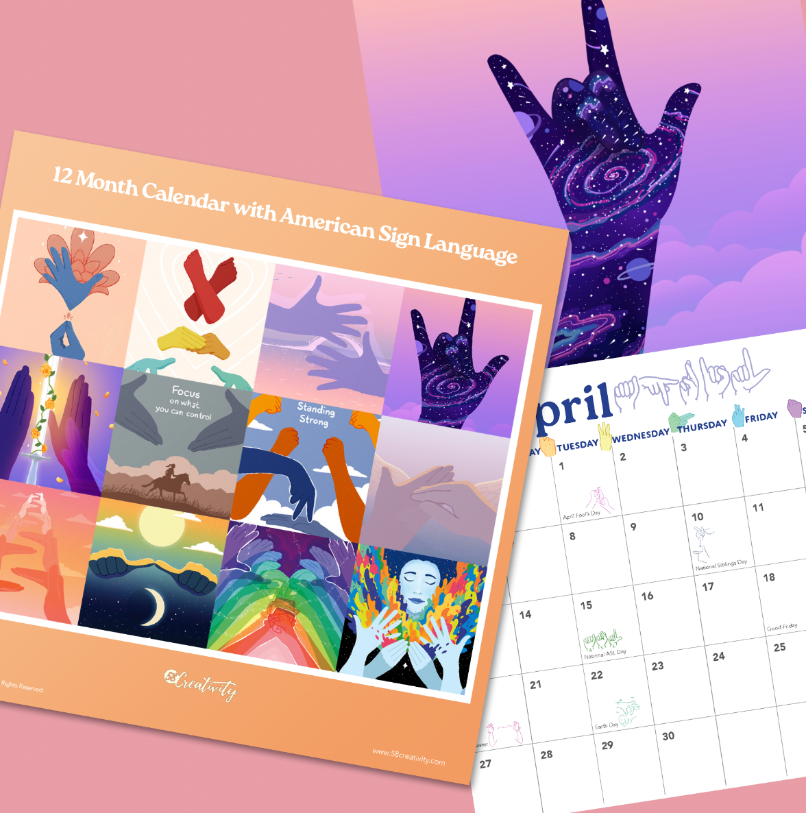 2025 Calendar 58 Creativity 2025-calendar-58-creativity