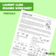 Laurent Clerc Reading Worksheet