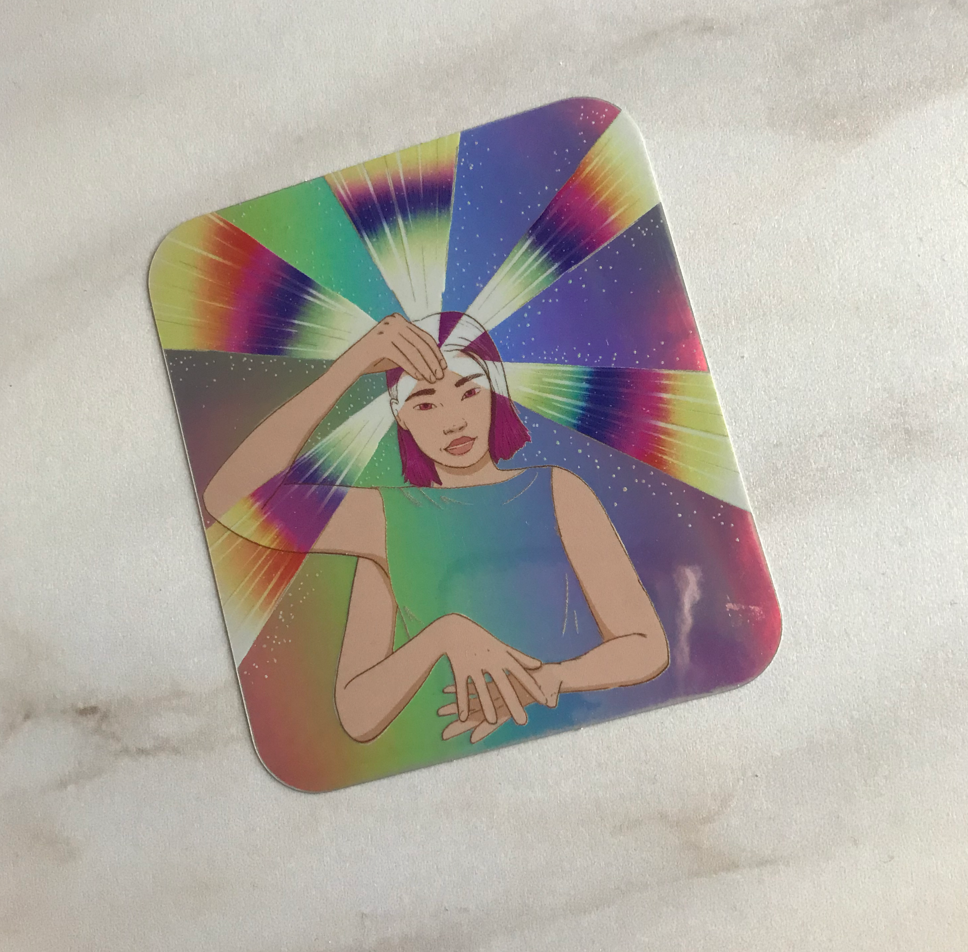 Learn: Holographic Sticker