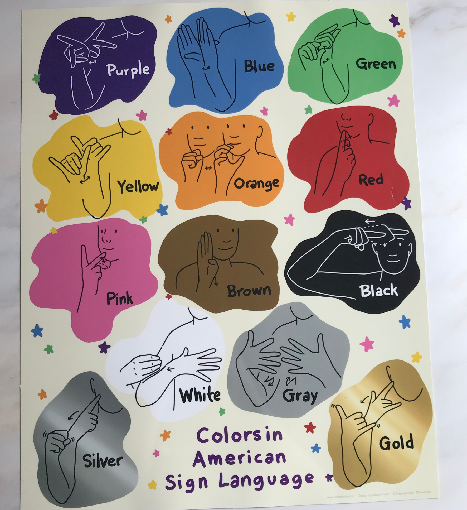 American Sign Language Colors
