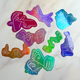 Holographic ASL Slang Stickers