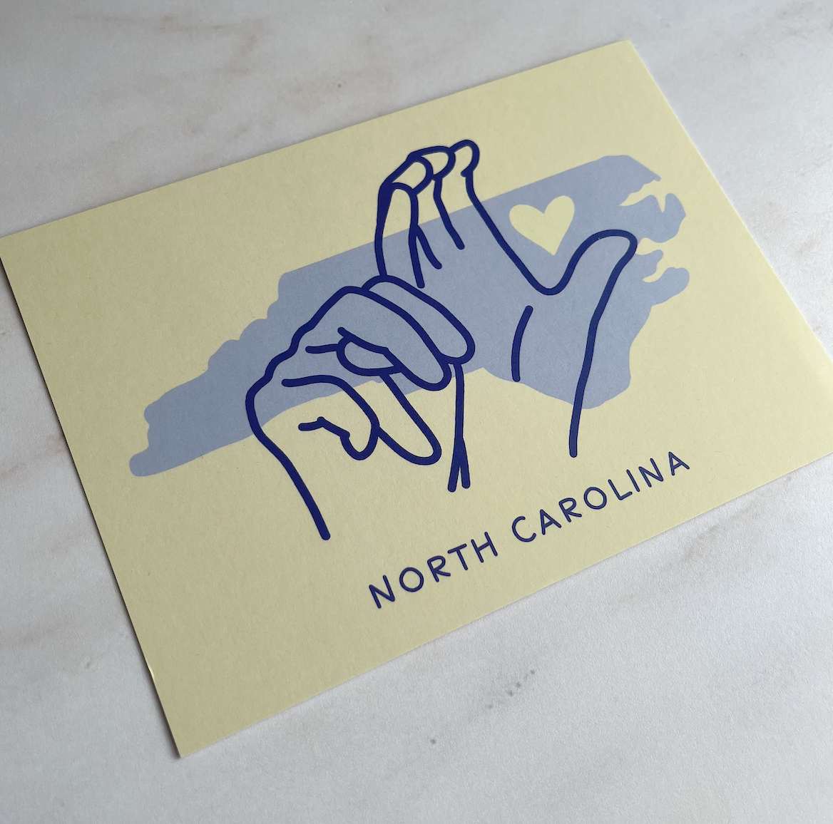States of the USA postcard