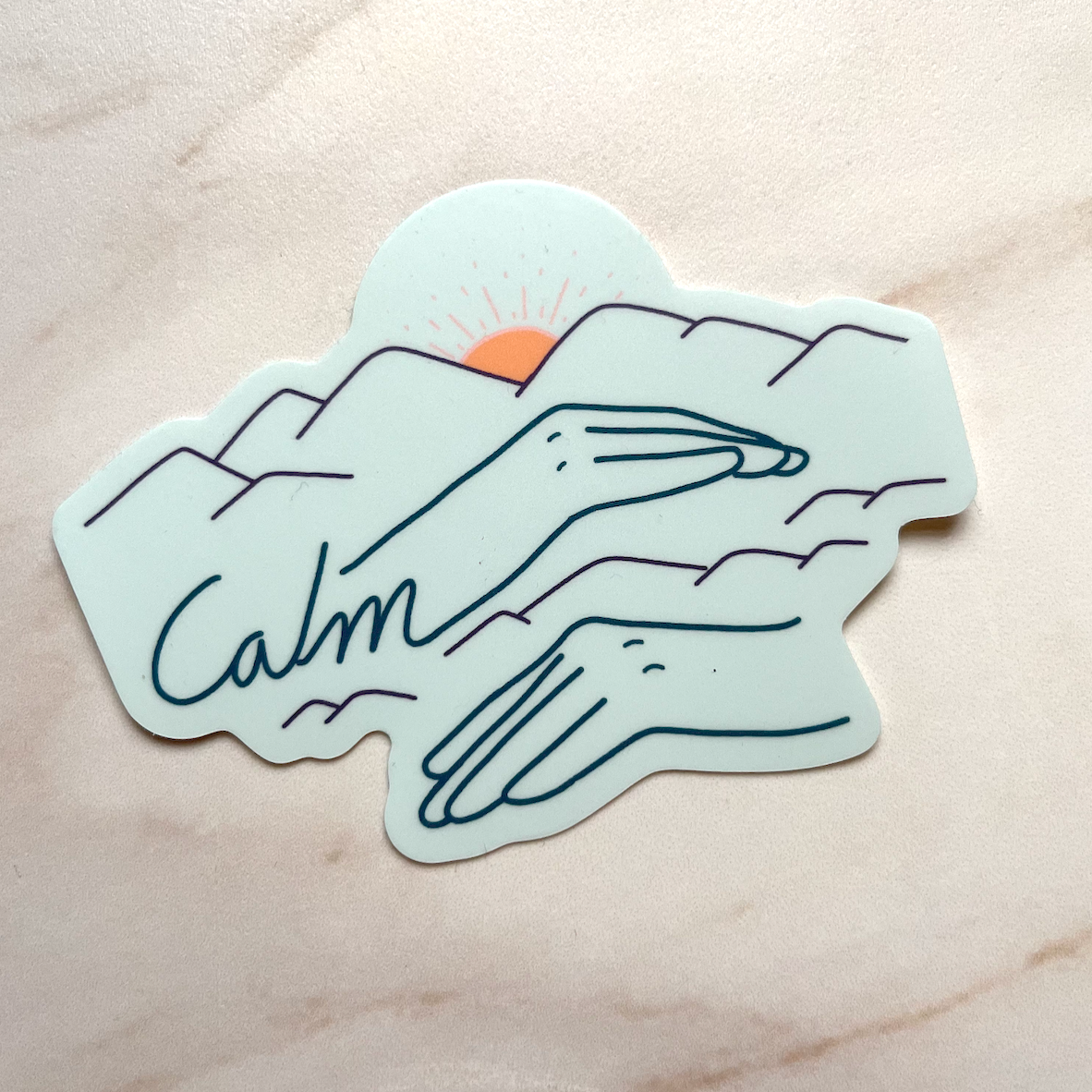 Peace & Calm Sticker