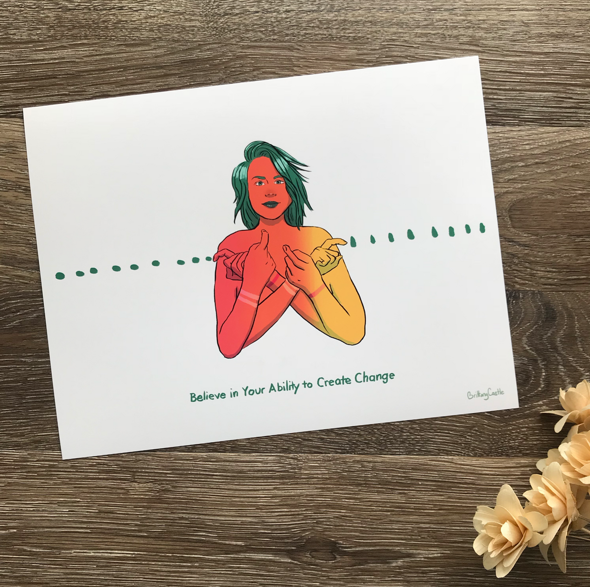 Change , in American Sign Language Print – 58 Creativity
