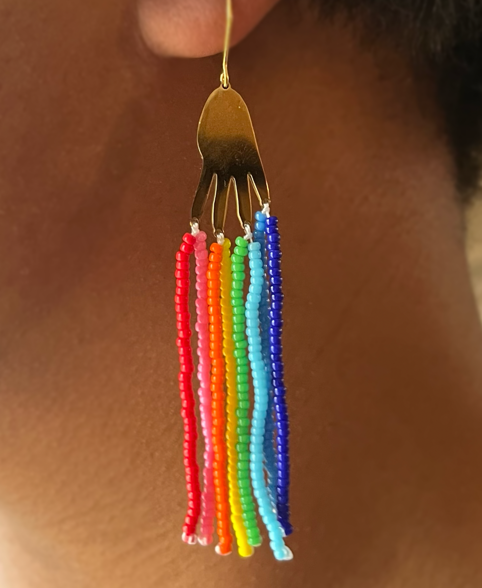 Rainbow earrings 2025