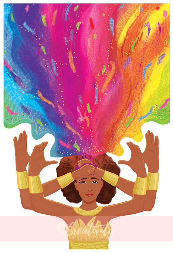 Imagine, in American Sign Language Print – 58 Creativity