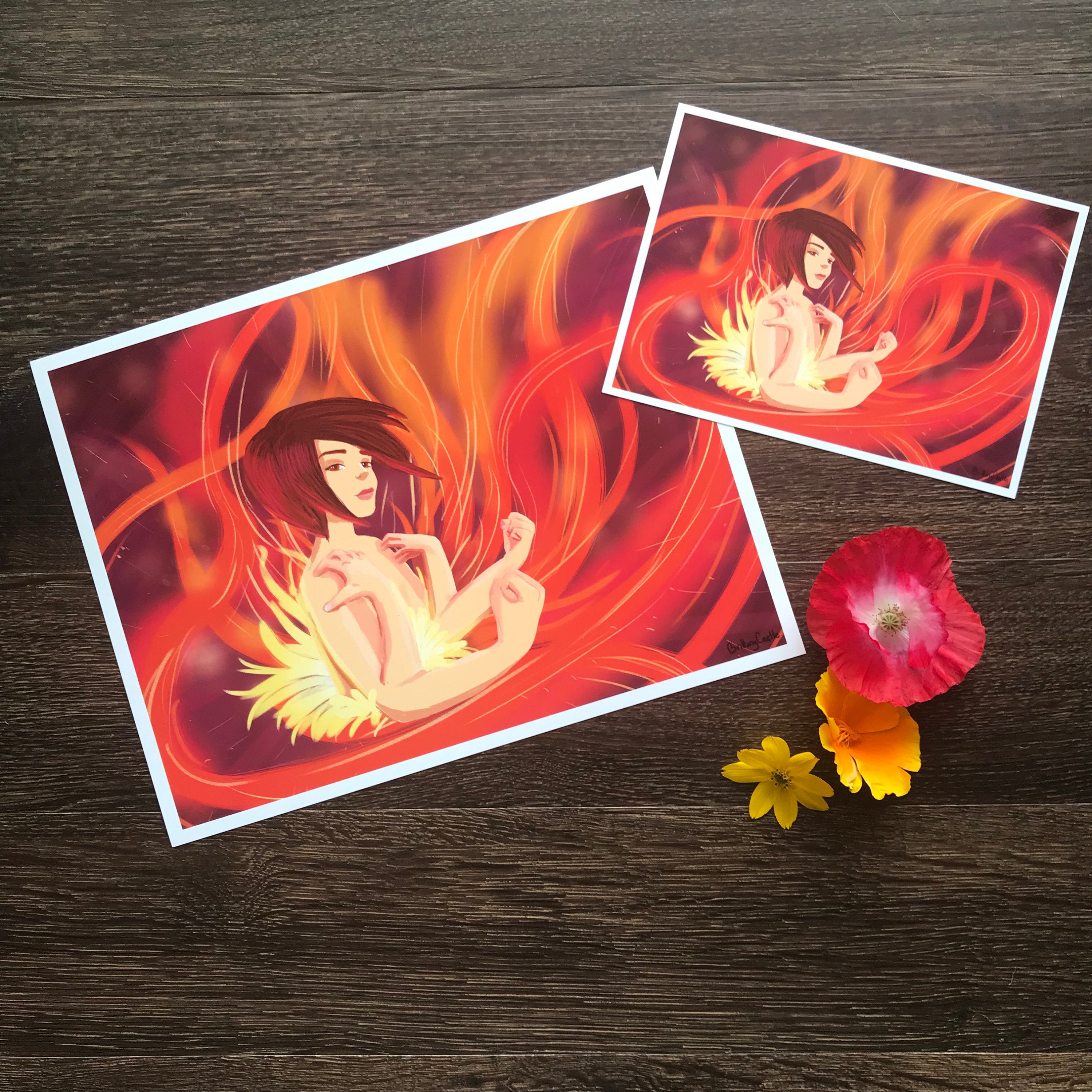 Brave , in American Sign Language Print